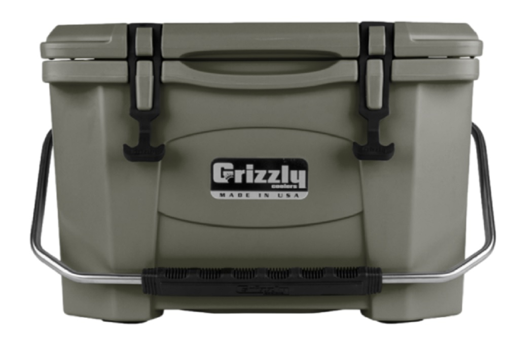 Grizzly 20 quart Cooler in Lunar Green