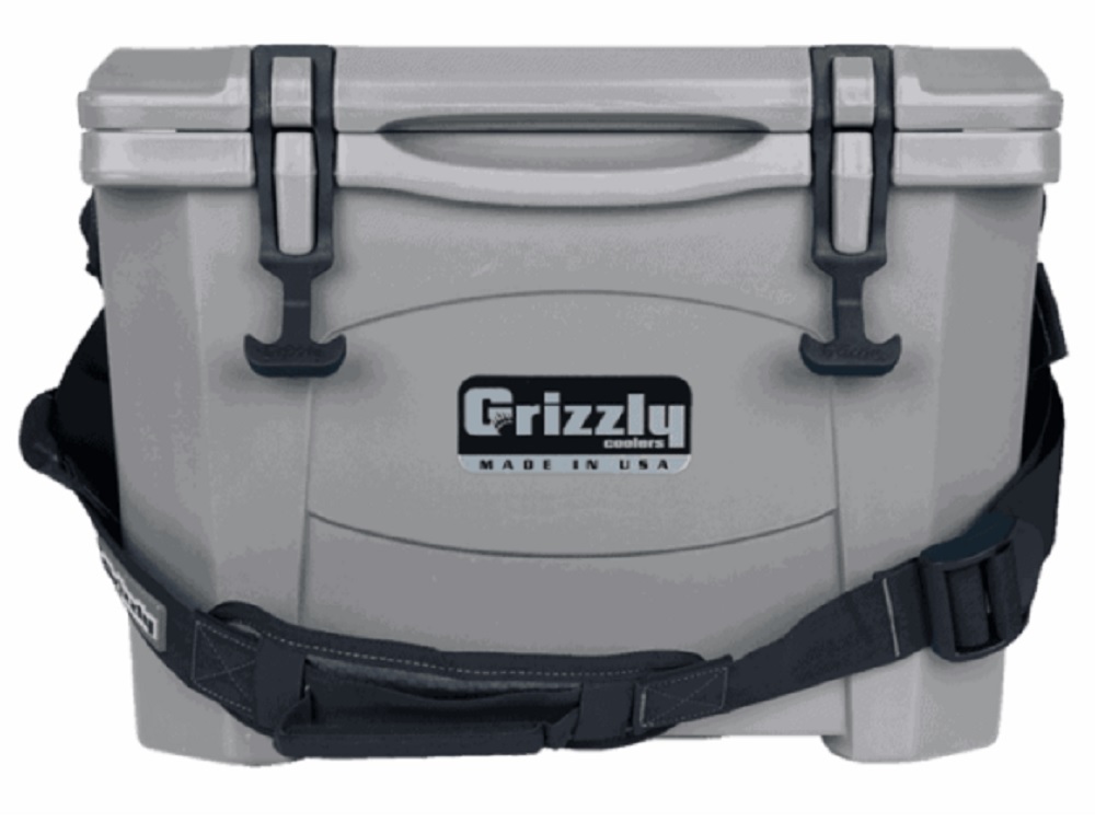 Grizzly 15 Quart Cooler in Gray