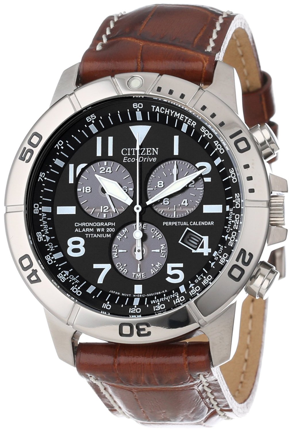 BL5250-02L Citizen Men's Eco-Drive Chronograph Watch Perpetual Calendar