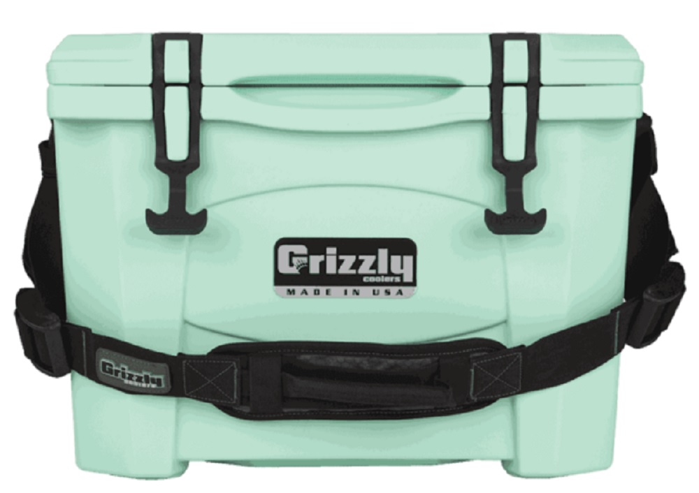 Grizzly 15 Quart Cooler in Seafoam Green