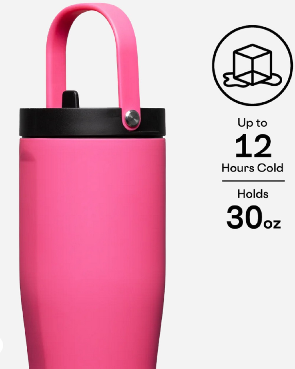 Corkcicle 30oz. Go Cup XL in Dragonfruit