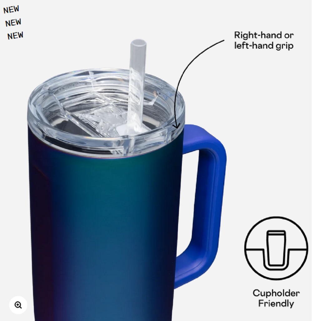 Corkcicle 40oz. Dragonfly Cruiser Insulated Tumbler with Handle