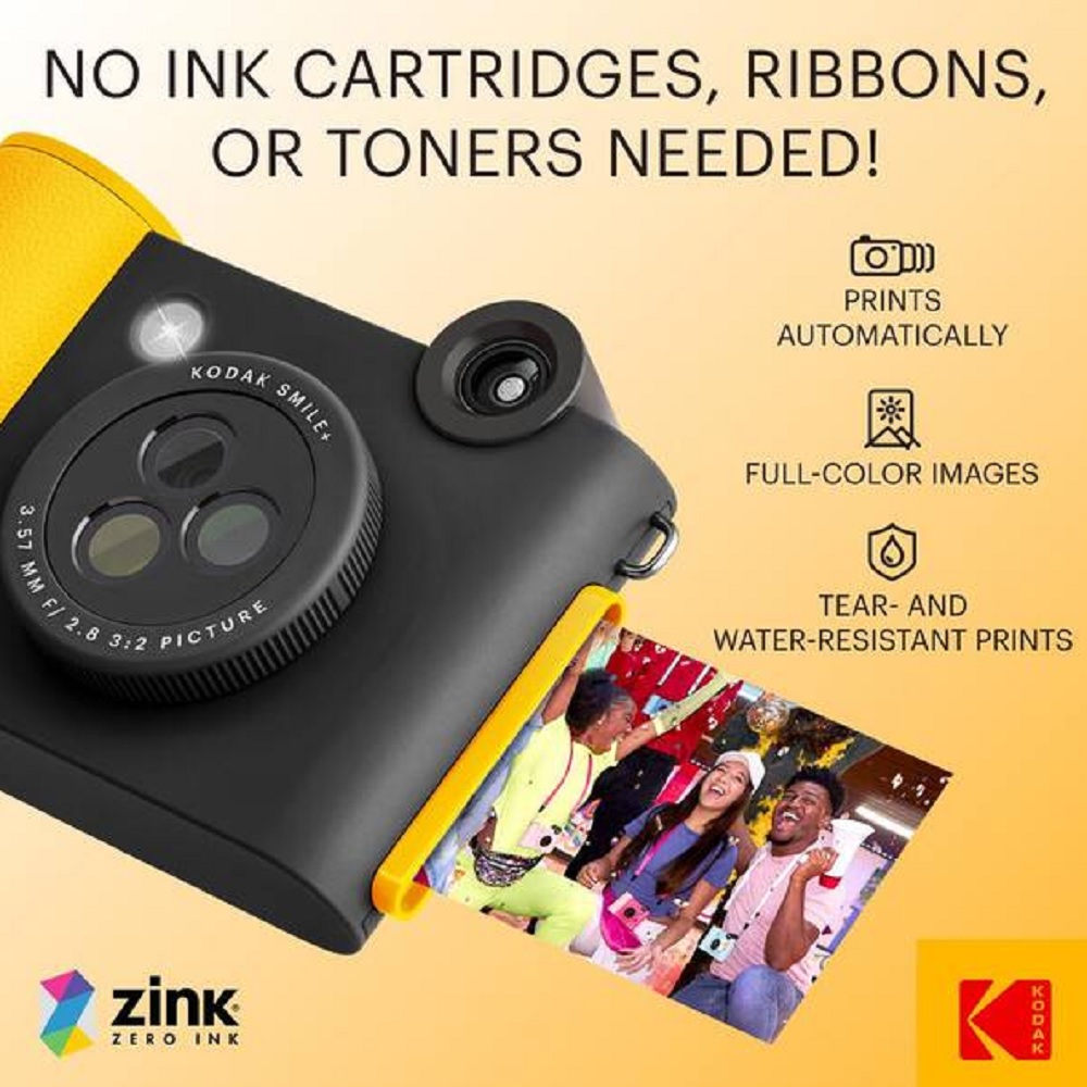 Kodak Smile+ Instant Print digital camera Black