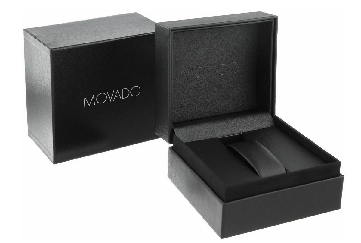 MOVADO Classic Museum Quartz Black Dial Ladies Two-Tone Stainless Steel Watch