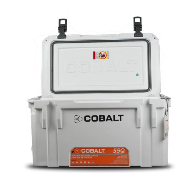 Cobalt 55 Quart Roto-Molded 5 Day Ice Series Super Cooler