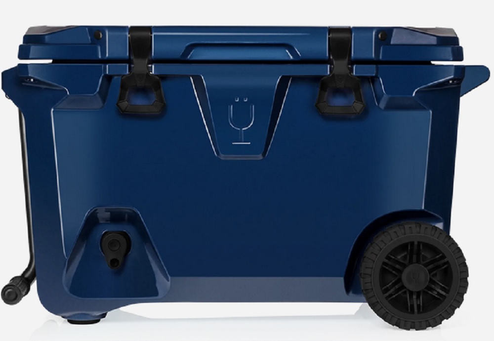 BrüTank 55-Quart Rolling Cooler in Navy Blue