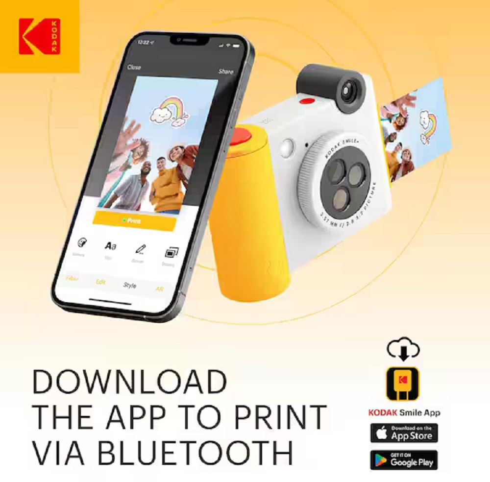 Kodak Smile+ Instant Print digital camera White