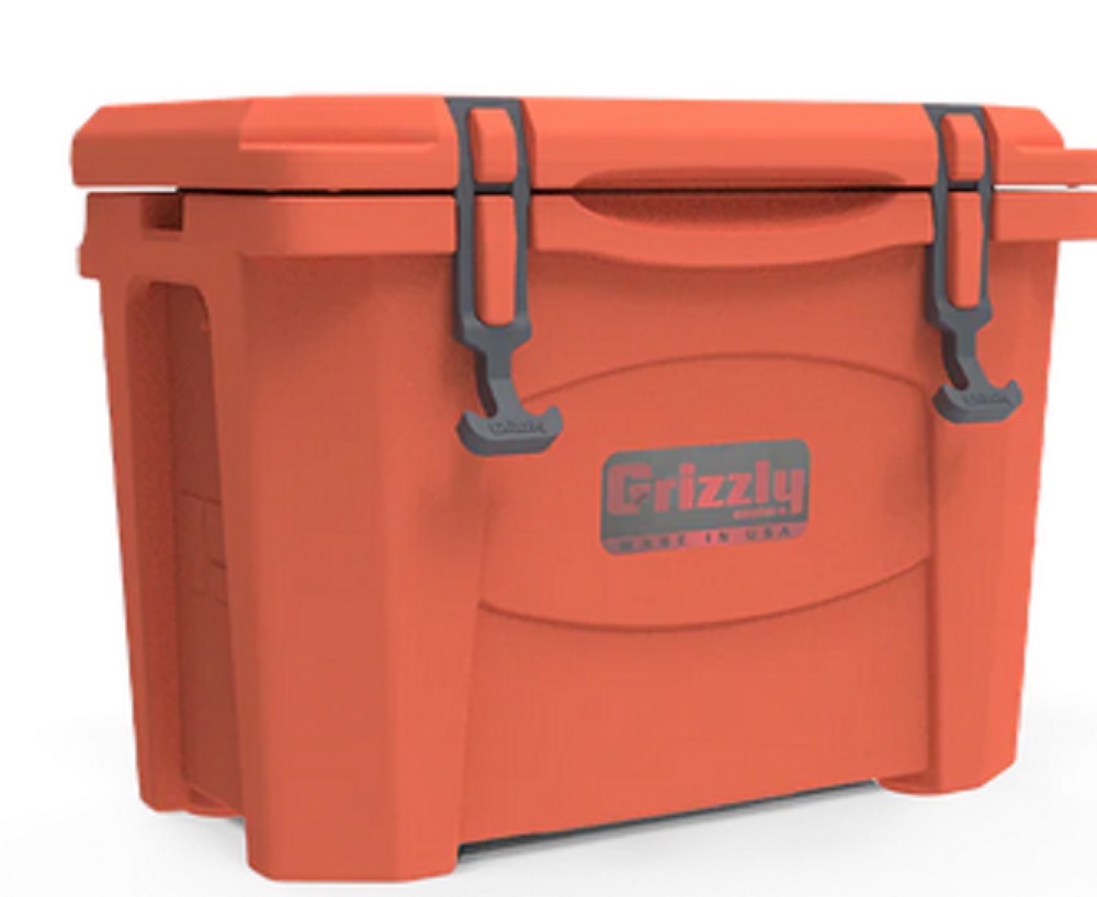 Grizzly 15 Quart Cooler in Coral