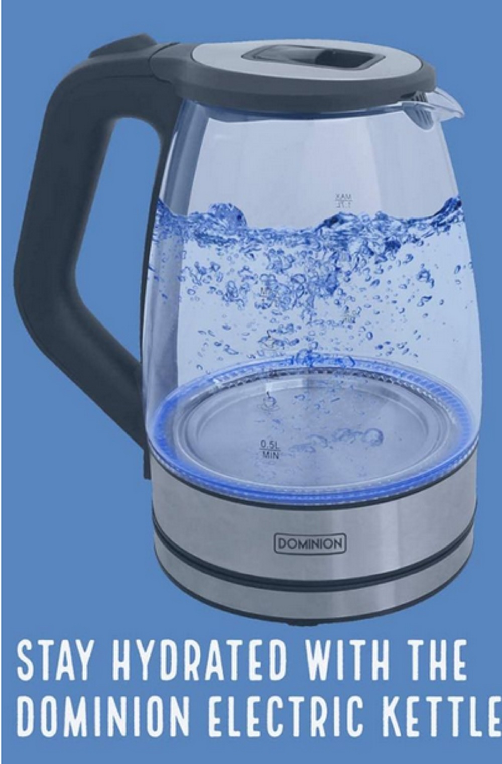 1.7 L ELECT GLASS KETTLE