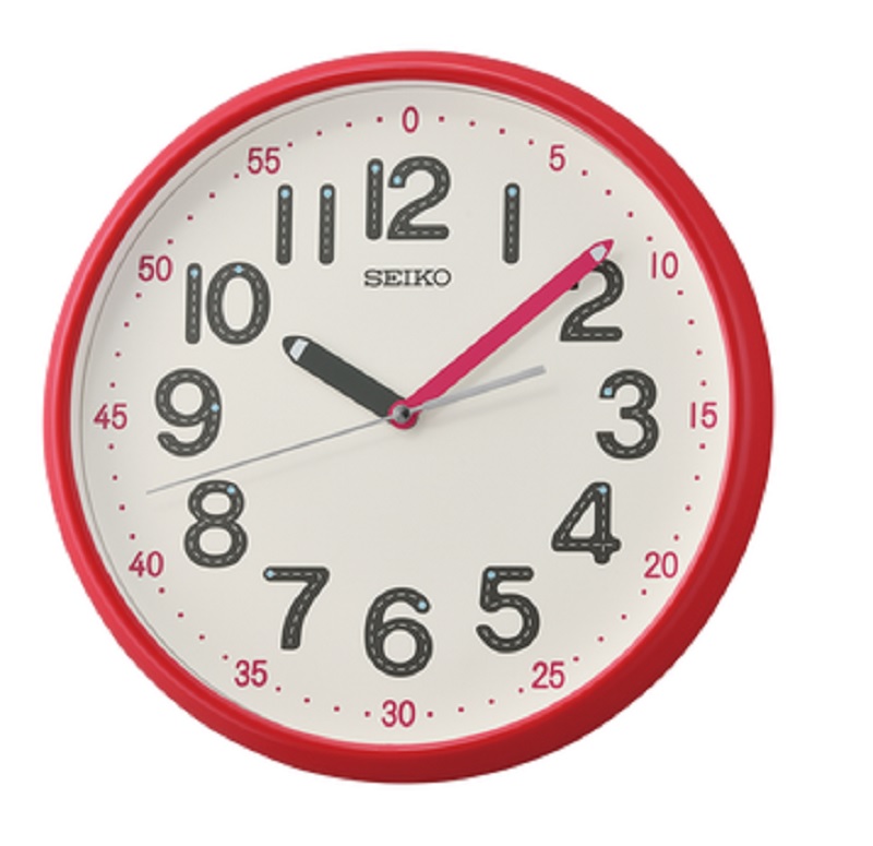 Seiko 12" Shuyona Red Wall Clock