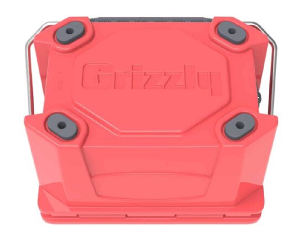 Grizzly 20 quart Cooler in Coral