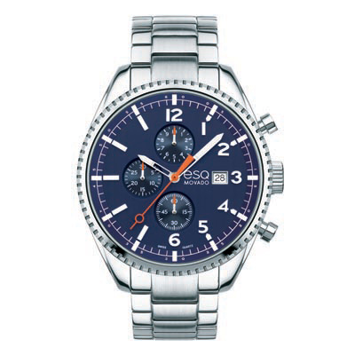 07301429 ESQ Men's Catalyst Chronograph Watch with Dark Blue Dial