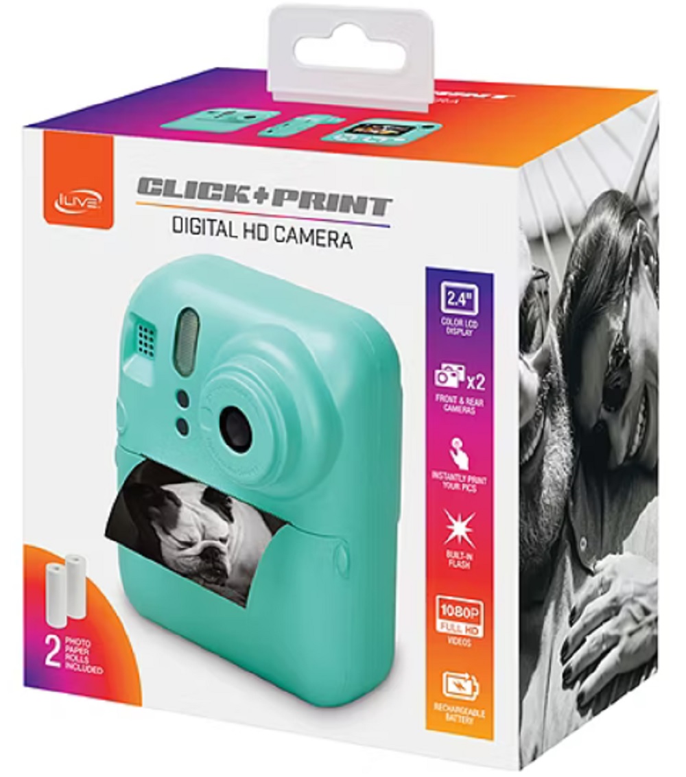 GPX-iLive Instant-Print HD Digital Camera