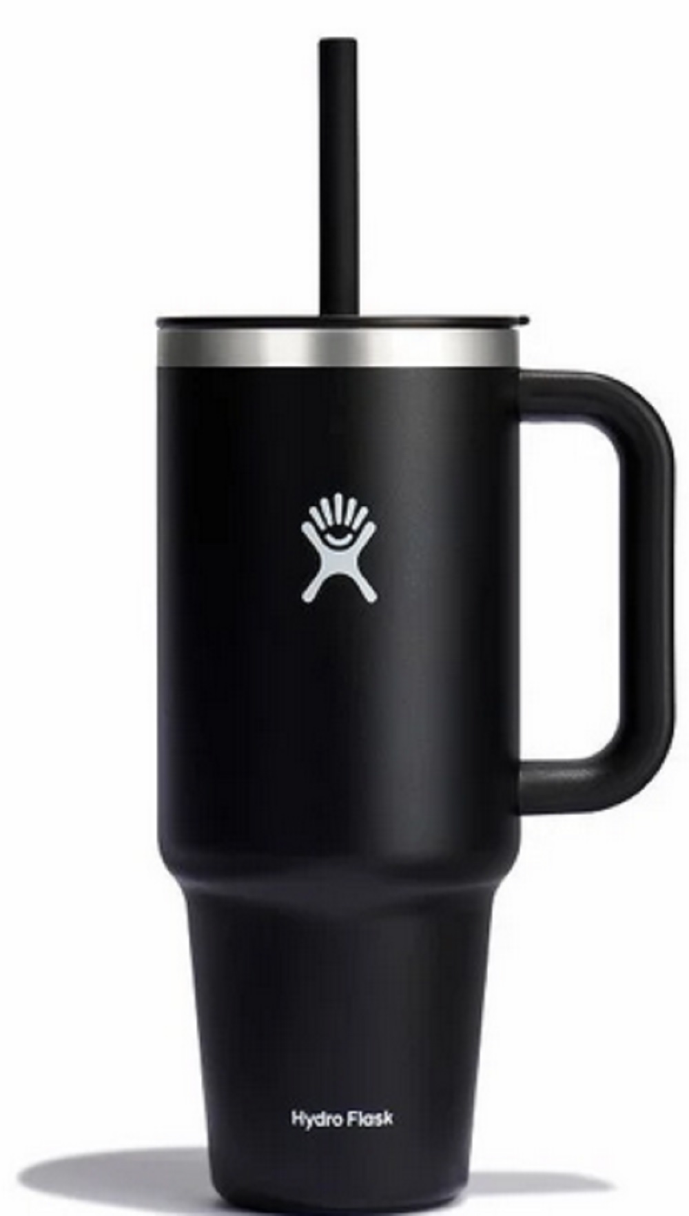 40oz. Insulated Travel Tumbler with Strawlid in Black