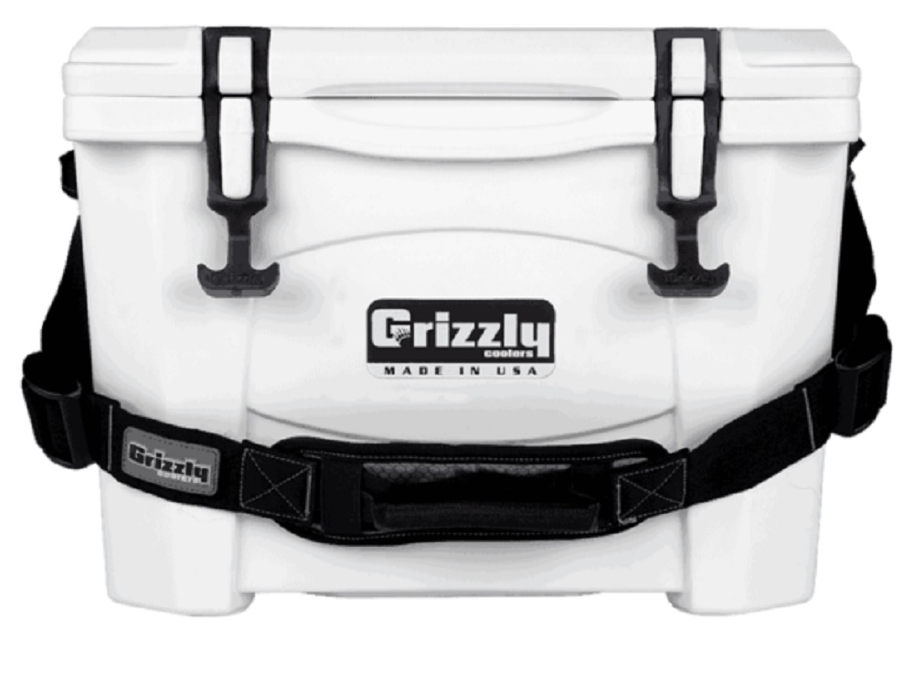 Grizzly 15 Quart Cooler in White
