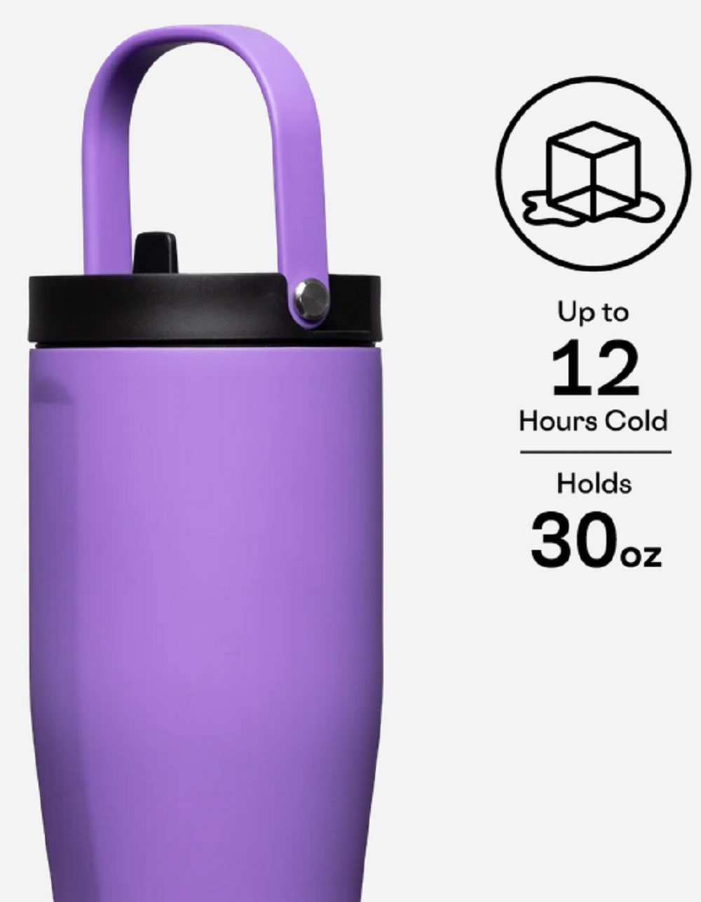 Corkcicle 30oz. Go Cup XL in Varsity Purple