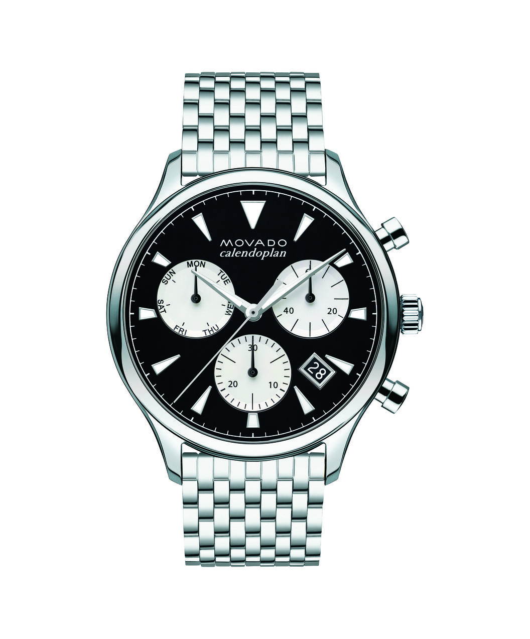 3650014 Movado Men's Heritage Series Calendoplan Chronograph Watch