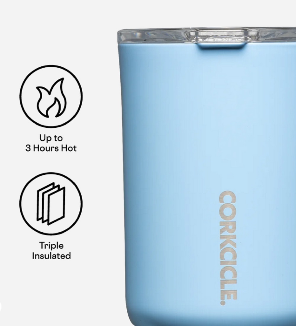 Corkcicle 16oz. Classic Coffee Mug in Baby Baby Blue