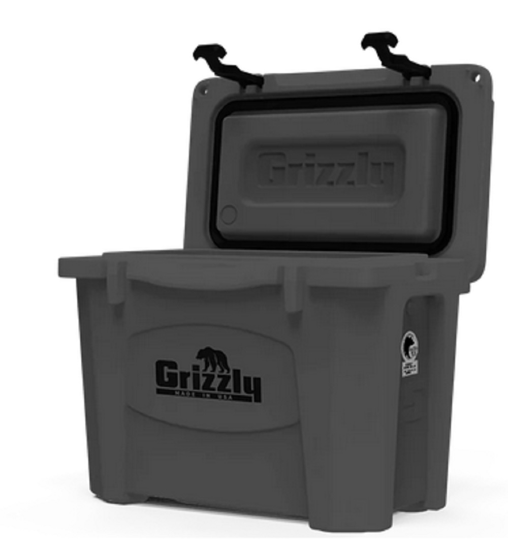 Grizzly 15 Quart Cooler in Stealth Gray