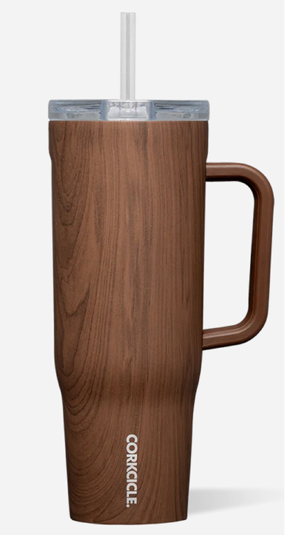 Corkcicle 40oz. Walnut Wood Cruiser Insulated Tumbler with Handle