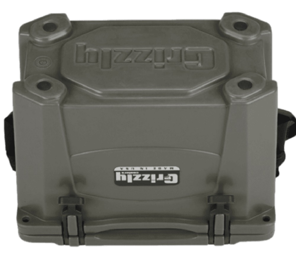 Grizzly 15 Quart Cooler in Lunar Green