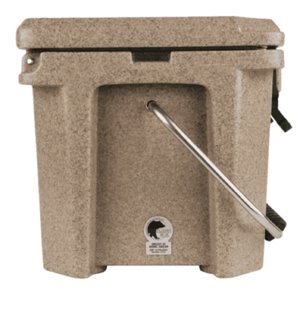 Grizzly 20 quart Cooler in Sandstone