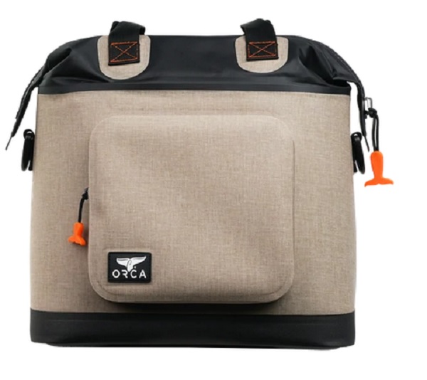 The ORCA Walker Tote Softside cooler in Tan