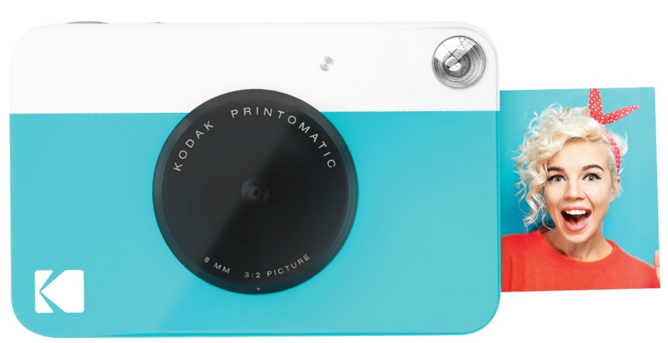 Kodak ZINK Digital Instant Camera Printomatic - Blue