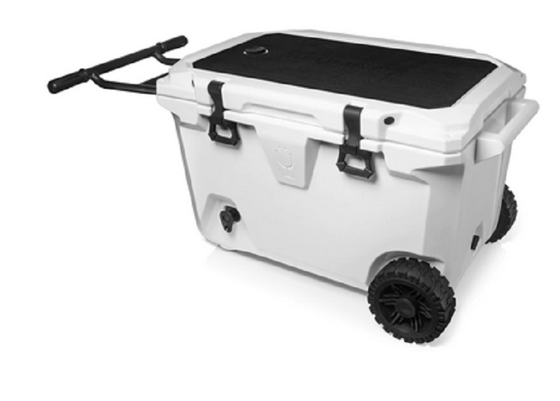 BrüTank 55-Quart Rolling Cooler in White