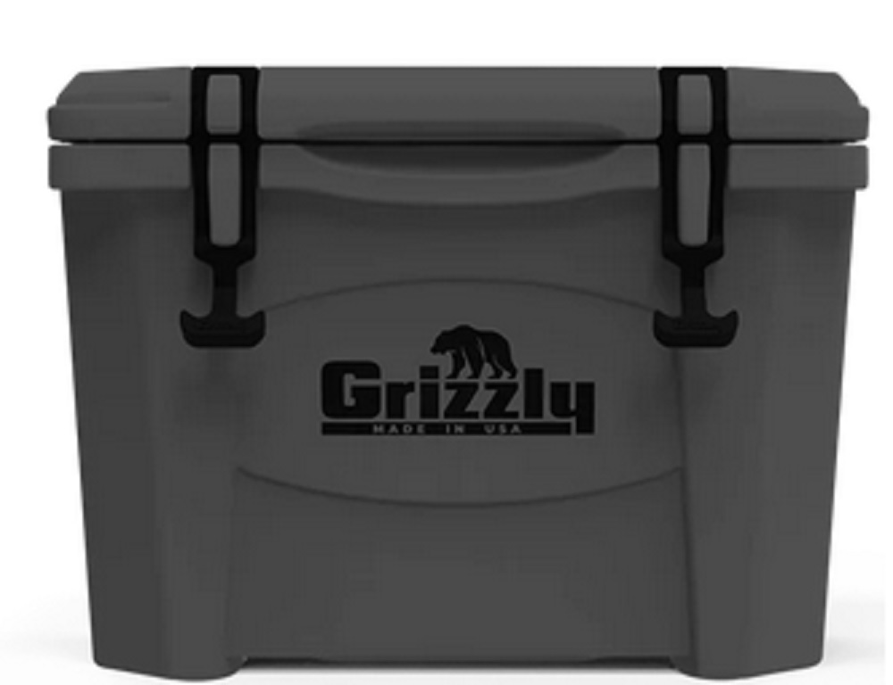 Grizzly 15 Quart Cooler in Stealth Gray