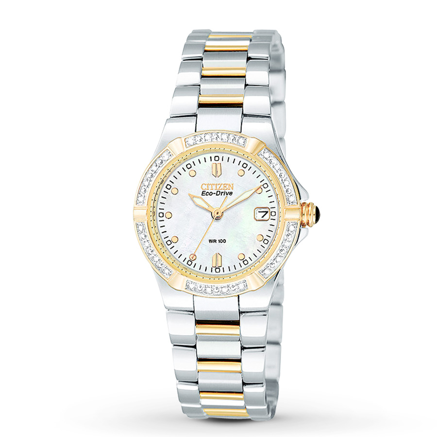 EW0894-57D Citizen Women's Diamond Bezel Watch