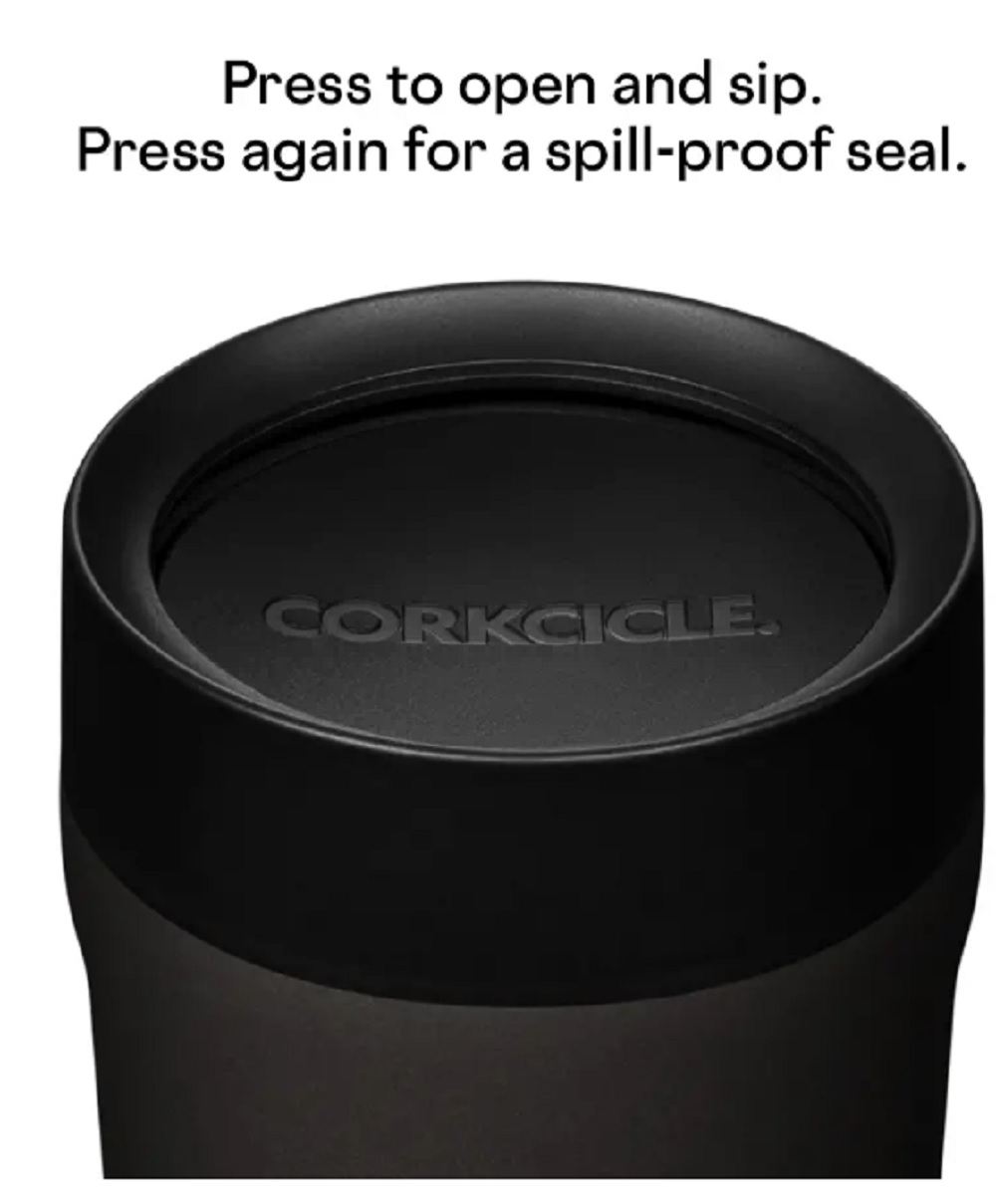 Corkcicle 17oz. Gloss Midnight Navy Commuter Spill-proof Insulated Travel Coffee Mug