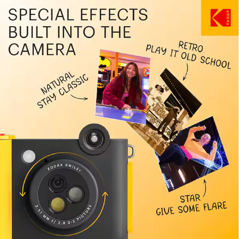 Kodak Smile+ Instant Print digital camera Black