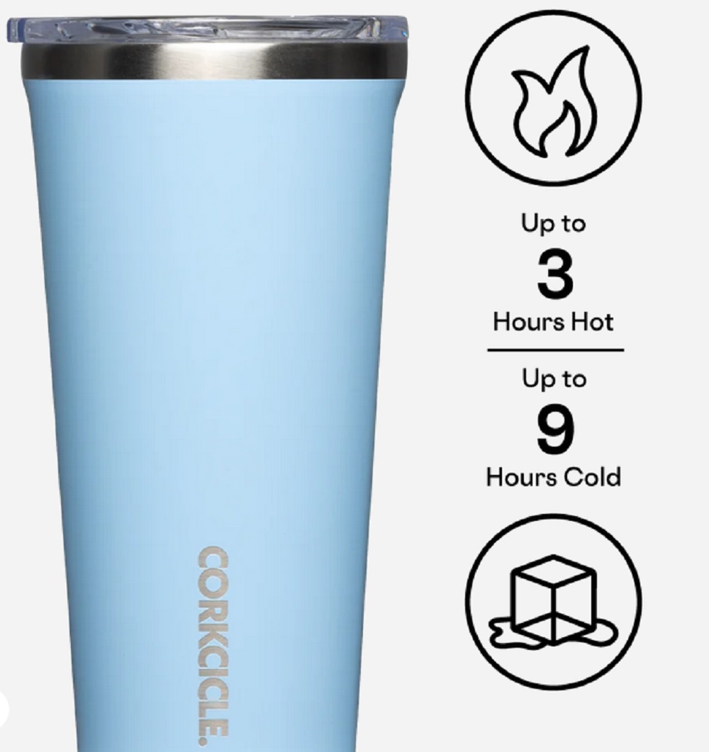 Corkcicle 16oz. Baby Baby Blue Tumbler