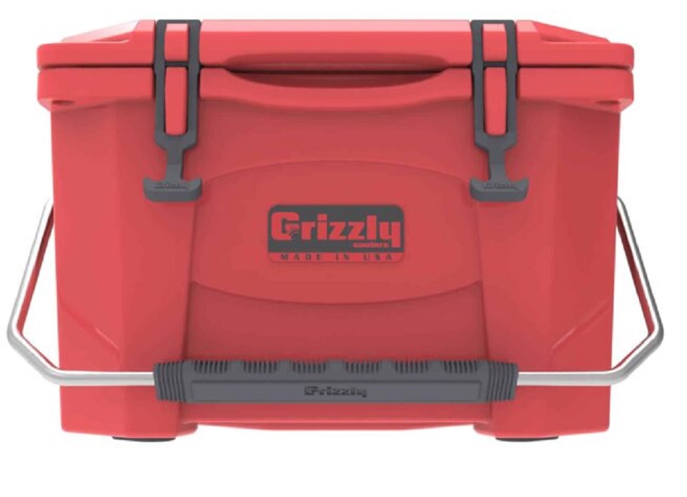 Grizzly 20 quart Cooler in Coral