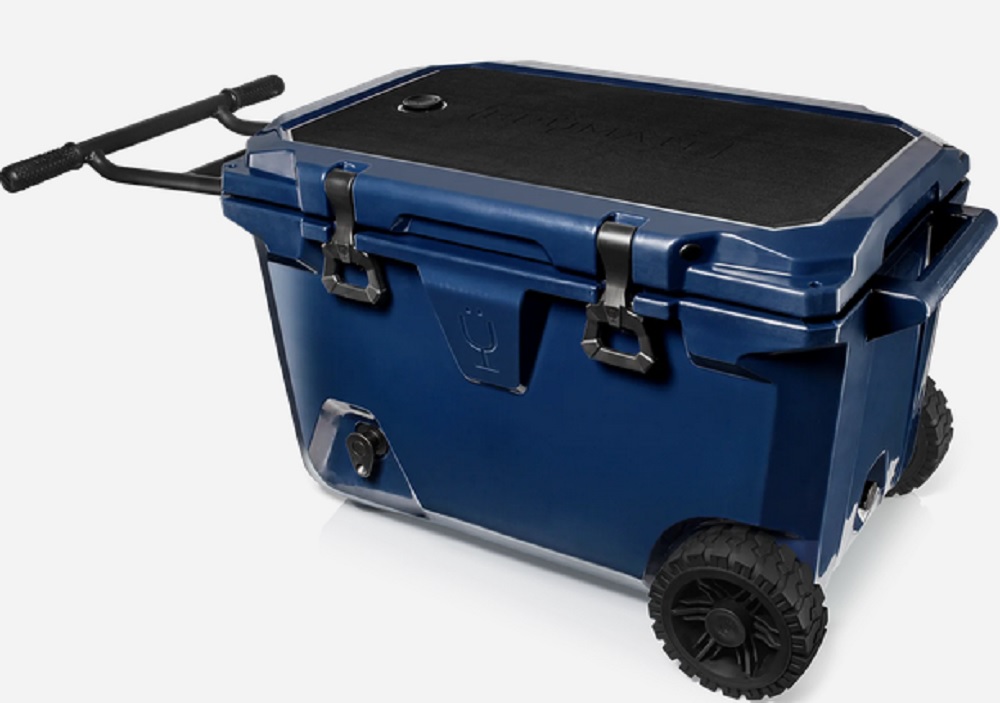 BrüTank 55-Quart Rolling Cooler in Navy Blue