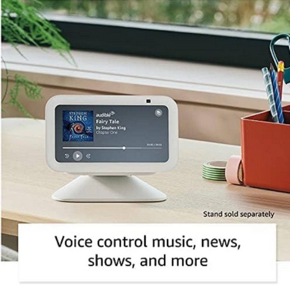 Amazon Echo Show 5 (3rd Generation) | 5.5 Inch Smart display with Alexa in Glacier White