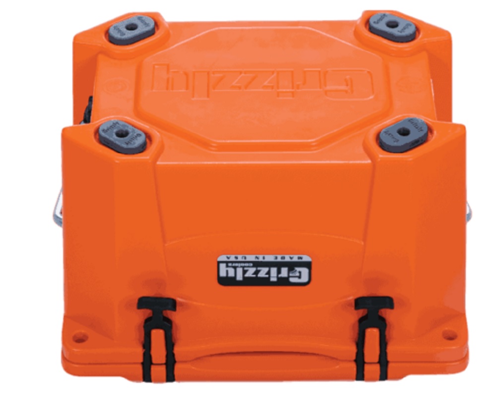 Grizzly 20 Quart Cooler in Orange