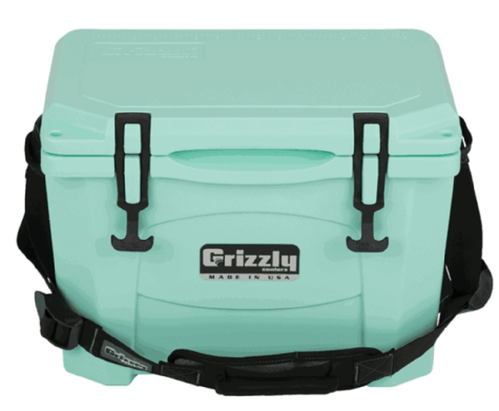 Grizzly 15 Quart Cooler in Seafoam Green