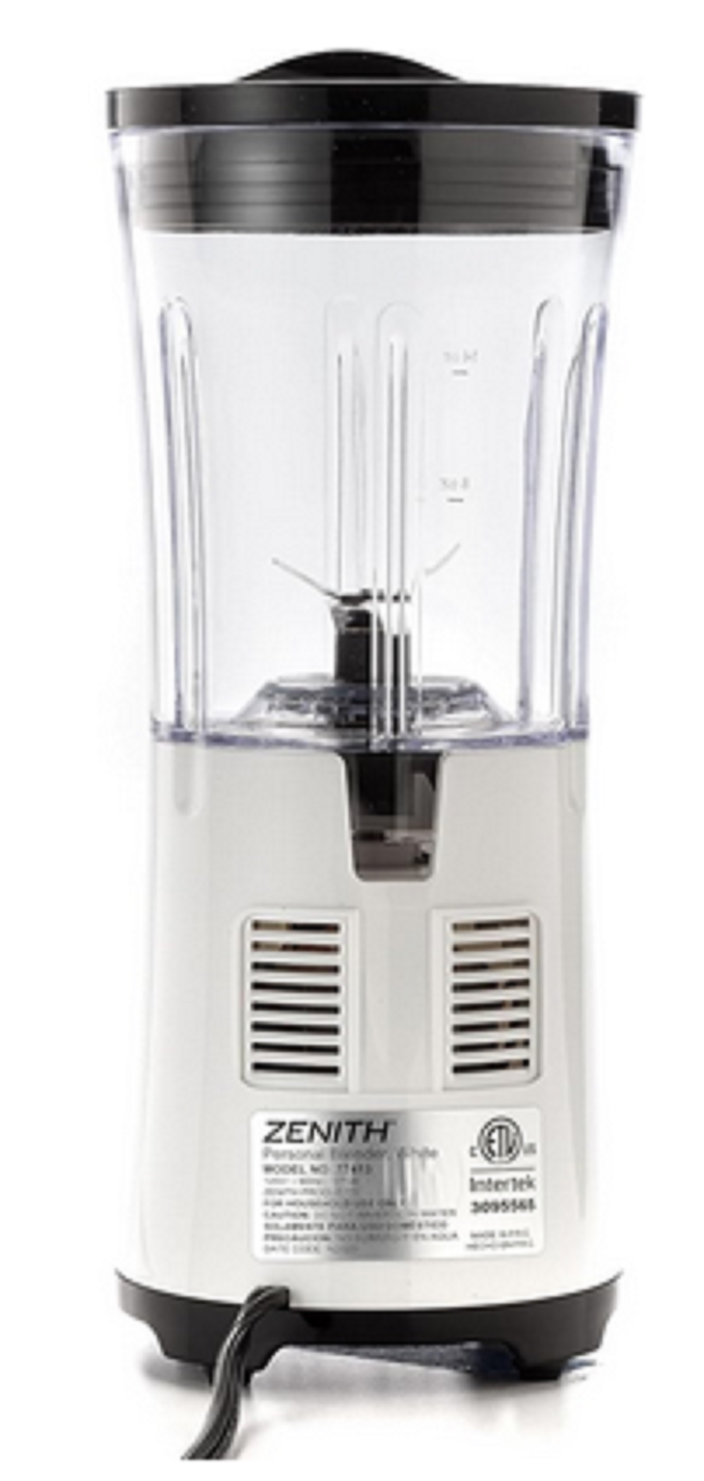 Zenith White Personal 14oz. Portable Blender for Shakes and Smoothies