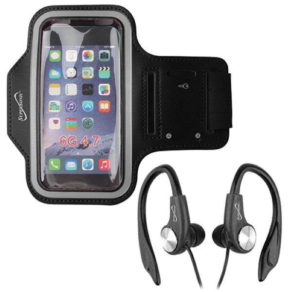 SPORT KIT - Sport Armband & Earphones with Microphone
