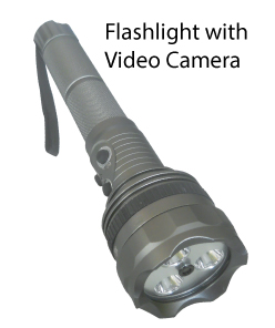 Military Grade Flashlight with Built in Video Camera and still picture camera - All in One Unit