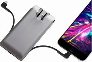 PS-JOURN-35-GBL JOURNEY 3,500 mAh Portable Charger for Most Lightning-Equipped Apple Devices 