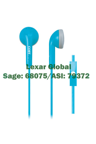 CVE-109 Coby Tangle-Free Stereo Earbuds