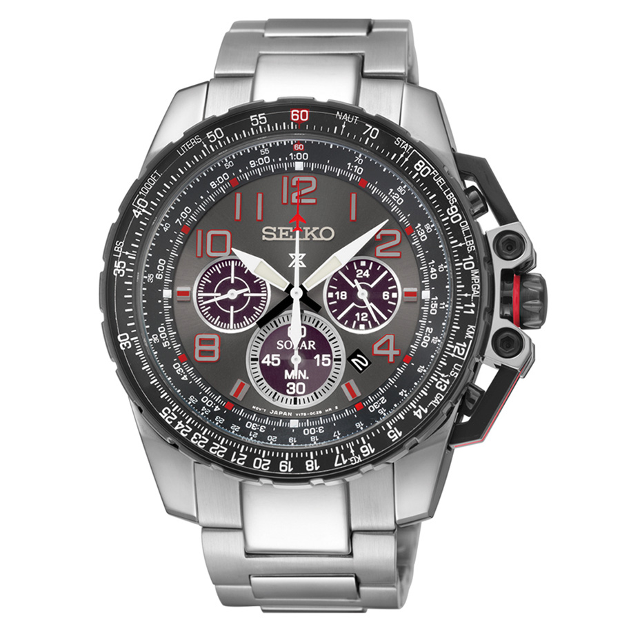 SSC315 Seiko Men's Prospex Solar Stainless Steel Chronograph Watch