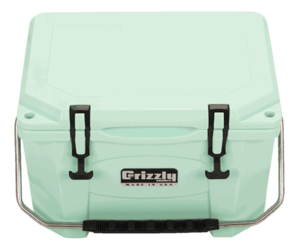 Grizzly 20 quart Cooler in Seafoam