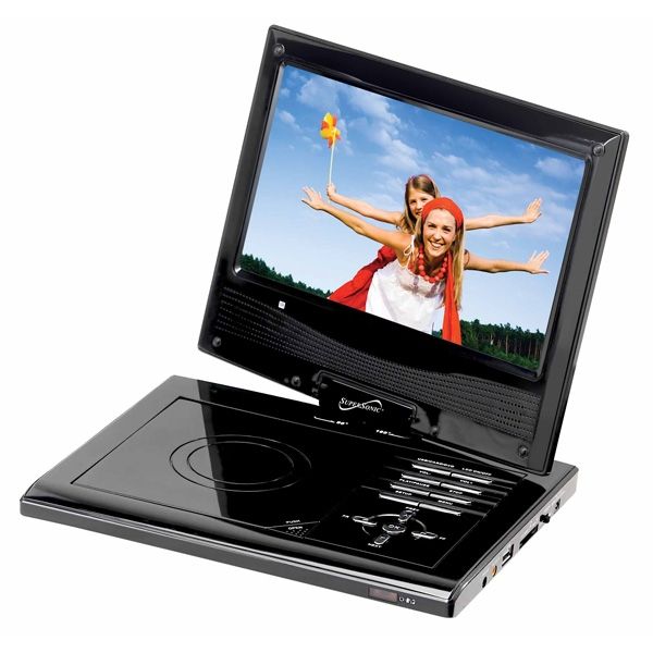 SuperSonic 7" Portable DVD Player