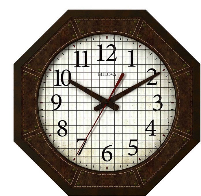 C4376 Bulova Gymnasium Large Decorative Wall Clock