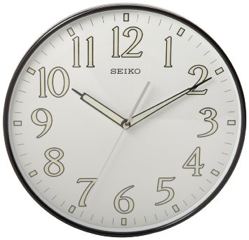 Seiko Black Watch Wall Clock