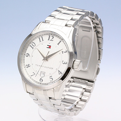 1710276 TOMMY HILFIGER Corporate Excl Mens SS Bracelet/Silver dial 